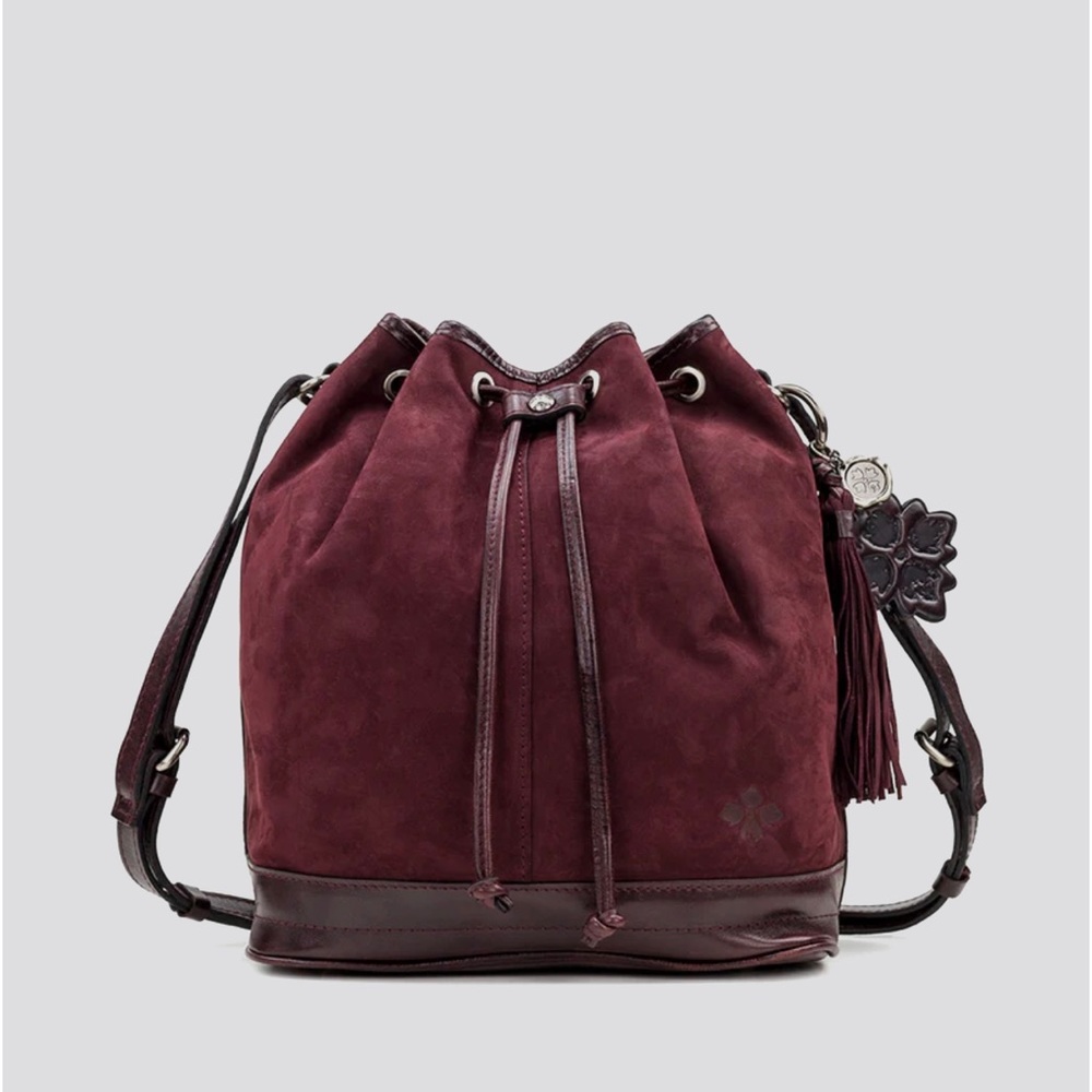 Patricia Nash Drawstring Bucket Bag with Key Fob